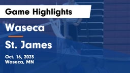 Waseca  vs St. James  Game Highlights - Oct. 16, 2023