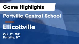 Portville Central School vs Ellicottville  Game Highlights - Oct. 12, 2021