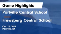 Portville Central School vs Frewsburg Central School Game Highlights - Oct. 21, 2021