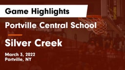 Portville Central School vs Silver Creek  Game Highlights - March 3, 2022