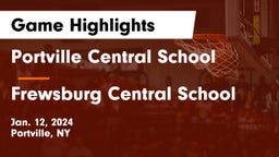 Portville Central School vs Frewsburg Central School Game Highlights - Jan. 12, 2024