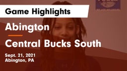 Abington  vs Central Bucks South  Game Highlights - Sept. 21, 2021