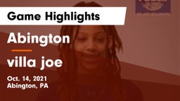 Abington  vs villa joe Game Highlights - Oct. 14, 2021