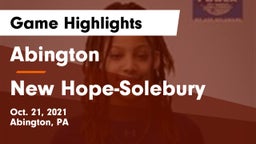 Abington  vs New Hope-Solebury  Game Highlights - Oct. 21, 2021