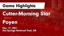 Cutter-Morning Star  vs Poyen  Game Highlights - Dec. 17, 2021