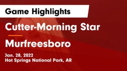 Cutter-Morning Star  vs Murfreesboro  Game Highlights - Jan. 28, 2022