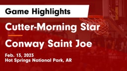 Cutter-Morning Star  vs Conway Saint Joe Game Highlights - Feb. 13, 2023