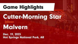 Cutter-Morning Star  vs Malvern  Game Highlights - Dec. 19, 2023