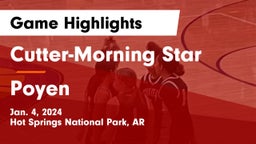 Cutter-Morning Star  vs Poyen  Game Highlights - Jan. 4, 2024