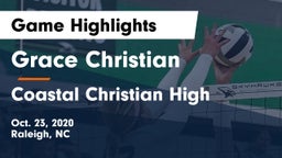 Grace Christian  vs Coastal Christian High Game Highlights - Oct. 23, 2020