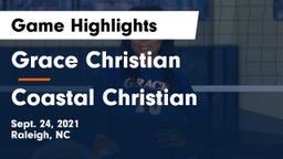 Grace Christian  vs Coastal Christian Game Highlights - Sept. 24, 2021