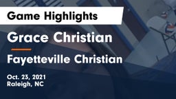 Grace Christian  vs Fayetteville Christian Game Highlights - Oct. 23, 2021