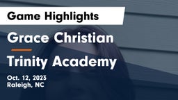 Grace Christian  vs Trinity Academy Game Highlights - Oct. 12, 2023