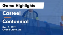 Casteel  vs Centennial  Game Highlights - Dec. 3, 2019