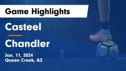 Casteel  vs Chandler  Game Highlights - Jan. 11, 2024