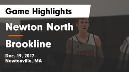 Newton North  vs Brookline  Game Highlights - Dec. 19, 2017
