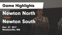 Newton North  vs Newton South Game Highlights - Dec. 27, 2017