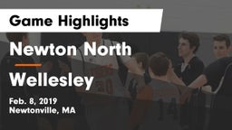 Newton North  vs Wellesley  Game Highlights - Feb. 8, 2019