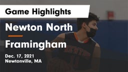 Newton North  vs Framingham  Game Highlights - Dec. 17, 2021