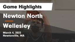 Newton North  vs Wellesley  Game Highlights - March 4, 2022