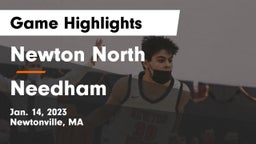 Newton North  vs Needham  Game Highlights - Jan. 14, 2023