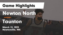 Newton North  vs Taunton  Game Highlights - March 13, 2023