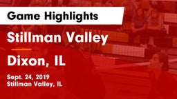 Stillman Valley  vs Dixon, IL Game Highlights - Sept. 24, 2019