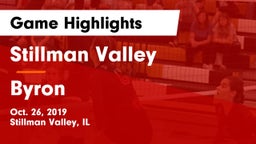 Stillman Valley  vs Byron  Game Highlights - Oct. 26, 2019