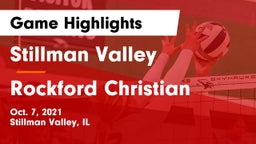 Stillman Valley  vs Rockford Christian  Game Highlights - Oct. 7, 2021