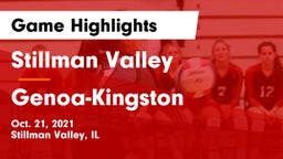 Stillman Valley  vs Genoa-Kingston  Game Highlights - Oct. 21, 2021