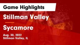 Stillman Valley  vs Sycamore  Game Highlights - Aug. 30, 2022