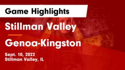 Stillman Valley  vs Genoa-Kingston  Game Highlights - Sept. 10, 2022