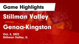 Stillman Valley  vs Genoa-Kingston  Game Highlights - Oct. 4, 2022