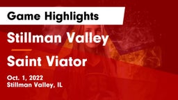 Stillman Valley  vs Saint Viator  Game Highlights - Oct. 1, 2022