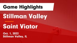 Stillman Valley  vs Saint Viator  Game Highlights - Oct. 1, 2022