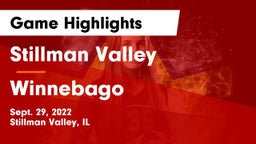Stillman Valley  vs Winnebago  Game Highlights - Sept. 29, 2022