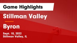 Stillman Valley  vs Byron  Game Highlights - Sept. 10, 2022