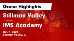 Stillman Valley  vs IMS Academy Game Highlights - Oct. 1, 2022