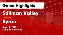 Stillman Valley  vs Byron  Game Highlights - Sept. 9, 2023