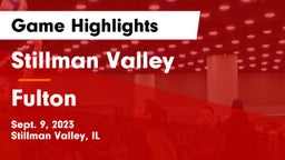 Stillman Valley  vs Fulton  Game Highlights - Sept. 9, 2023