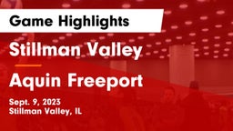 Stillman Valley  vs Aquin Freeport Game Highlights - Sept. 9, 2023