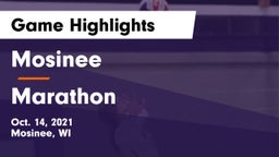 Mosinee  vs Marathon  Game Highlights - Oct. 14, 2021