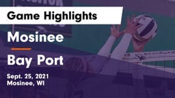 Mosinee  vs Bay Port  Game Highlights - Sept. 25, 2021