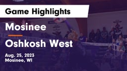 Mosinee  vs Oshkosh West  Game Highlights - Aug. 25, 2023