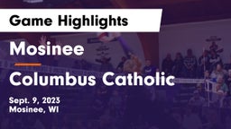 Mosinee  vs Columbus Catholic   Game Highlights - Sept. 9, 2023