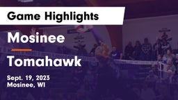 Mosinee  vs Tomahawk  Game Highlights - Sept. 19, 2023