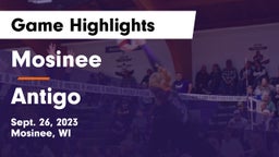 Mosinee  vs Antigo  Game Highlights - Sept. 26, 2023