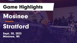 Mosinee  vs Stratford  Game Highlights - Sept. 30, 2023