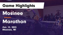 Mosinee  vs Marathon  Game Highlights - Oct. 12, 2023