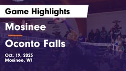 Mosinee  vs Oconto Falls  Game Highlights - Oct. 19, 2023